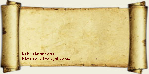 Jasmina Karapandžić vizit kartica